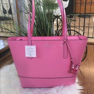 Kate spade LG leather Butterfly Tote